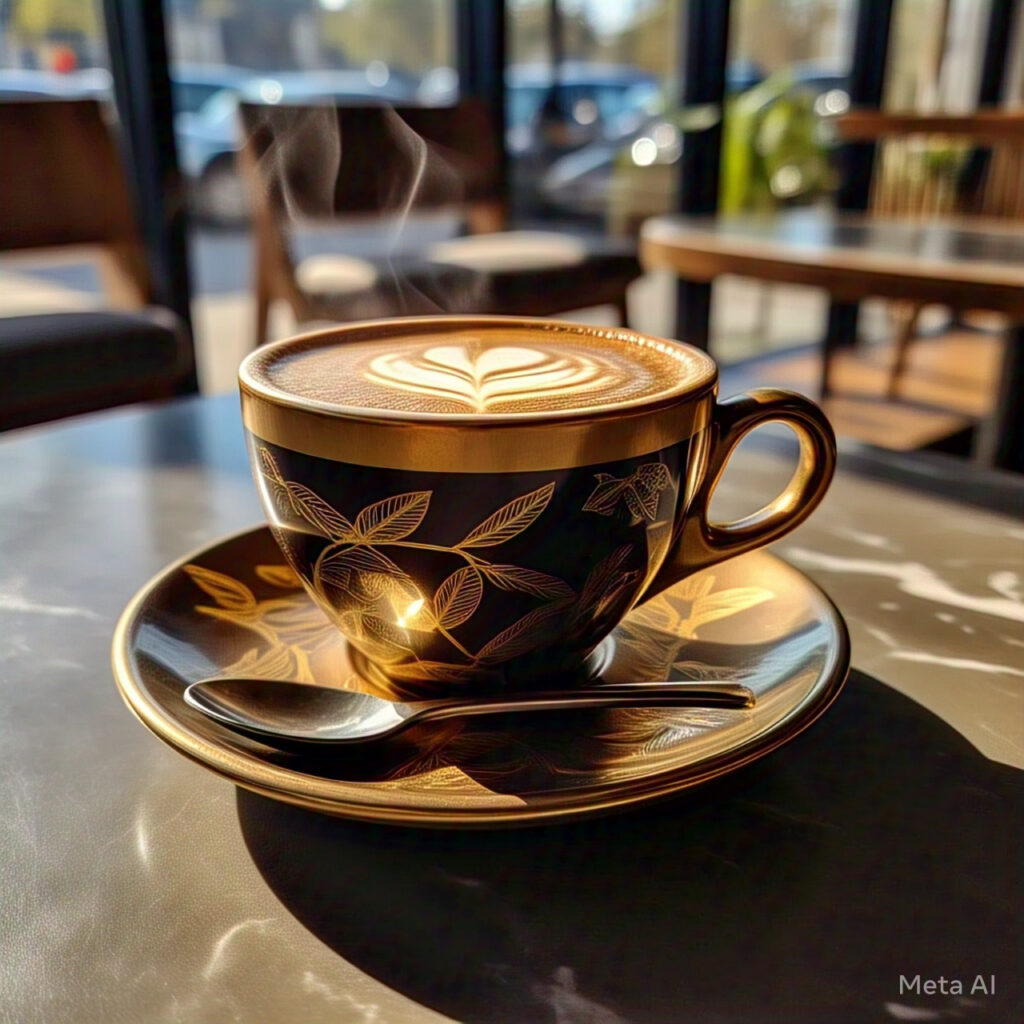 Breve coffee drink with espresso, milk, and creamy texture.